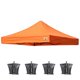 thumbnail image 1 of Canopy Top ABCCANOPY 10 x 10, naranja, resistente a los rayos UV, 1 of 6