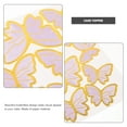thumbnail image 4 of Miangastore Butterfly Cake Decorations Purple Paper 10Set 7.5X6.7X0.4In, 4 of 8