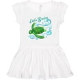 thumbnail image 3 of Inktastic Lets Swim- Cute Sea Turtle Girls Toddler Dress, 3 of 5