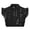A#Black207, variant on Women's Ruffle Trim Crop Blouse Stand Collar Oktoberfest Holiday Casual Top