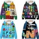 thumbnail image 2 of Sudadera con capucha y estampado de alfabeto de dibujos animados, estilo Harajuku, de manga larga, para niños y niñas, ropa informal para otoño, 2 of 5