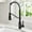 Matte Black, variant on Kraus Kpf-1693 Britt 1.8 GPM Single Hole Pre-Rinse Pull Down Kitchen Faucet - Black