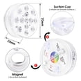thumbnail image 4 of Pool Light RF Remote 13 LED RGB Submersible Light 16 Colors Underwater Lights Swimming Pool Decorative Lights With Magnet ,Easy to Install, 4 of 7