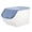 Blue Small, variant on 1 Pc Airtight Food Storage Container with Flip Lid, Large Capacity Rice Storage Container, Multipurpose Kitchen Pantry Storage Bin for Rice, Cereal, Flour, Snacks, 9.84x8.86x7.4 Inch, Coffee Large