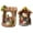 【2 PC】Multicolor, variant on Gallery Christmas Figurines - Christmas Figurines - Jesus Tabletop Centerpiece Nativity Figurine,2.3*2.9 Inch,Adoring Family