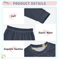 thumbnail image 3 of FORMRS Long Sleeve Top and Pants Pajama Set for Niños 2-Piece Sleepwear, Sizes 18M-8Y, Cat Planet, 3 of 6