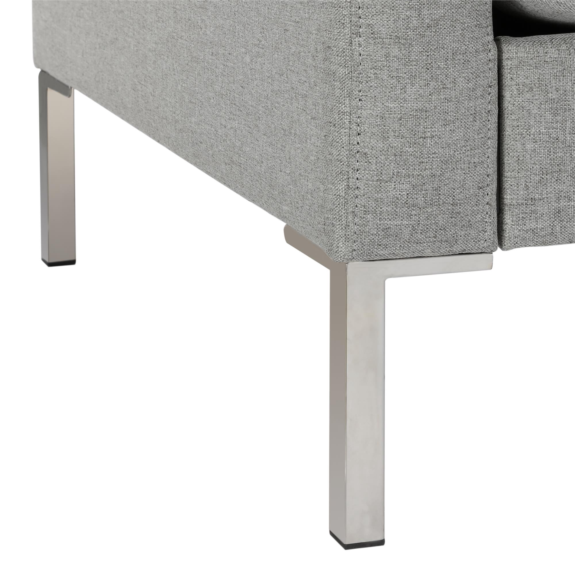 DHP Lexington Sofa, Gray Linen