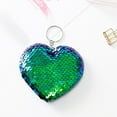 thumbnail image 4 of QIPOPIQ Clearance Keyring Heart-shaped Keychain Double-sided Reflective Sequins Bag Accessories Love Keychain Sequins Accessory Gifts for Her, 4 of 7