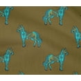 thumbnail image 4 of oneOone Cotton Flex Fabric Horse Block Printed Craft Fabric BTY 40 Inch Wide, 4 of 4