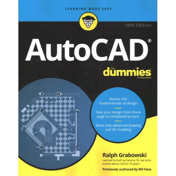 Pre-Owned AutoCAD For Dummies (For Dummies (Computer/Tech)), 9781119868767, 1119868769, Paperback, 19 edition