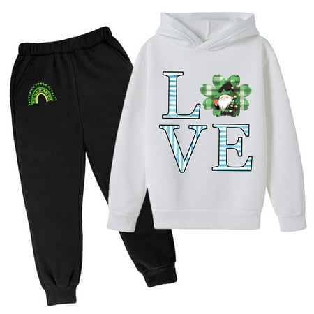 

Kids Hoodie Sweatshirt and Sweatpants Irish Festival Pullover Hoodie Set Tracksuit 2 Piece Outfits New Baby Boy Big Boys Set Clothes Boy Shorts Outfit Boy New Born Clothes Boys Outfits 4t Boys Clothes