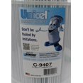 thumbnail image 4 of Unicel C-9407 Replacement 75 Sq Ft Pool Spa Filter Cartridge, 171 Pleats, 2 Pack, 4 of 8