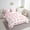Pink White, variant on Erosebridal Cartoon Alphabet Bedding Sets Twin Size,Bowknot Bow Comforter Sets with Sheets,Dreamy Princess Bed in a Bag Twin size,Super Cozy Kawaii Room Decoration,Reversible,7-Piece