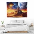 thumbnail image 3 of ONETECH  Magical World Tapestry Wizard Fairy Tale Castle Tapestries Fantasy Galaxy Tapestry Wall Hanging for Home Living Room Bedroom Decor, 3 of 7