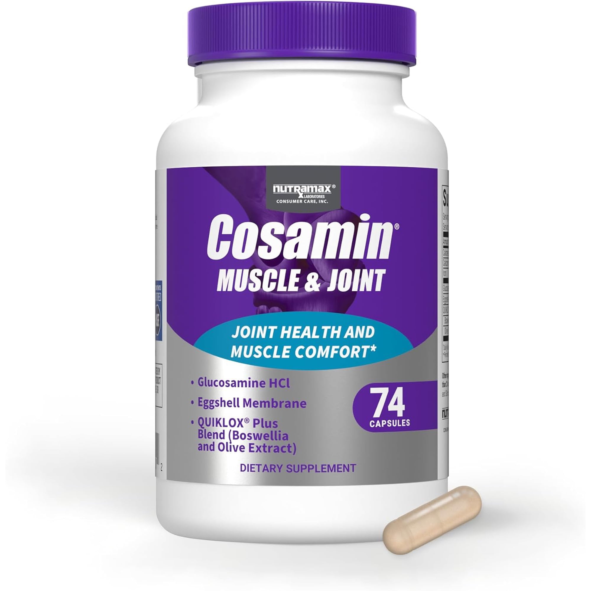 Nutramax Cosamin Muscle & Joint for Men & Women, 74 Capsules
