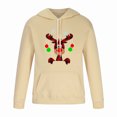 thumbnail image 3 of WXLWZYWL Merry Christmas Sweatshirt Men Holiday Printed Hooded Sweatshirt Long Sleeve Pocket Training Sweatshirts Hoodies, 3 of 5