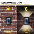 thumbnail image 7 of 2 Pack Solar Lights Outdoor,Kepeak Solar Security Lights Wireless IP65 Waterproof Solar Motion Lights Outdoor Solar Wall Lights Outdoor Lights, Warm Light, 7 of 7