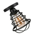 thumbnail image 2 of Miangastore Iron Craft Lamp Ceiling Lamp Black Iron Indoor Use 1Set, 2 of 8
