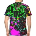thumbnail image 2 of Share The Love T Shirt for Men Women, 3D Print T-Shirts, Casual Short Sleeve Tee, Crew Neck, 2 of 9