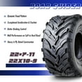 thumbnail image 2 of Set of 4 New ATV/UTV Tires 22x7-11 Front & 22x10-9 Rear /6PR -10333/10334, 2 of 9