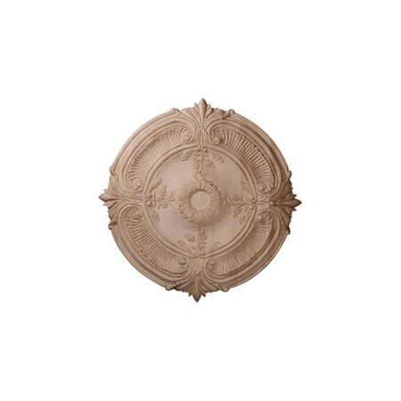 16 Od X 1 1 8 P Carved Acanthus Leaf Wood Ceiling Medallion Red