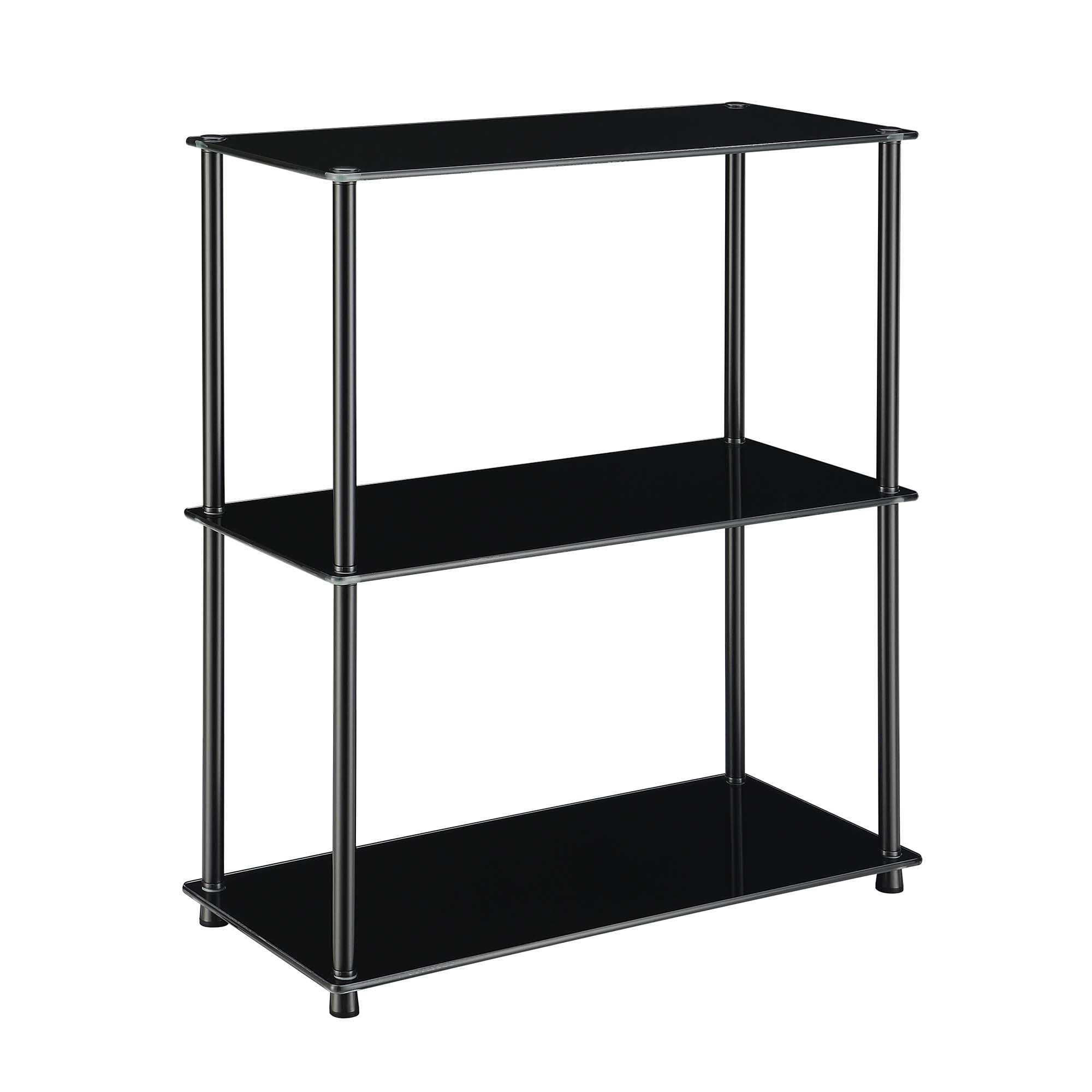 Buy Convenience Concepts 157012BLBL Designs2Go Classic Glass 3 Shelf
