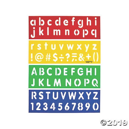 Letter Stencils
