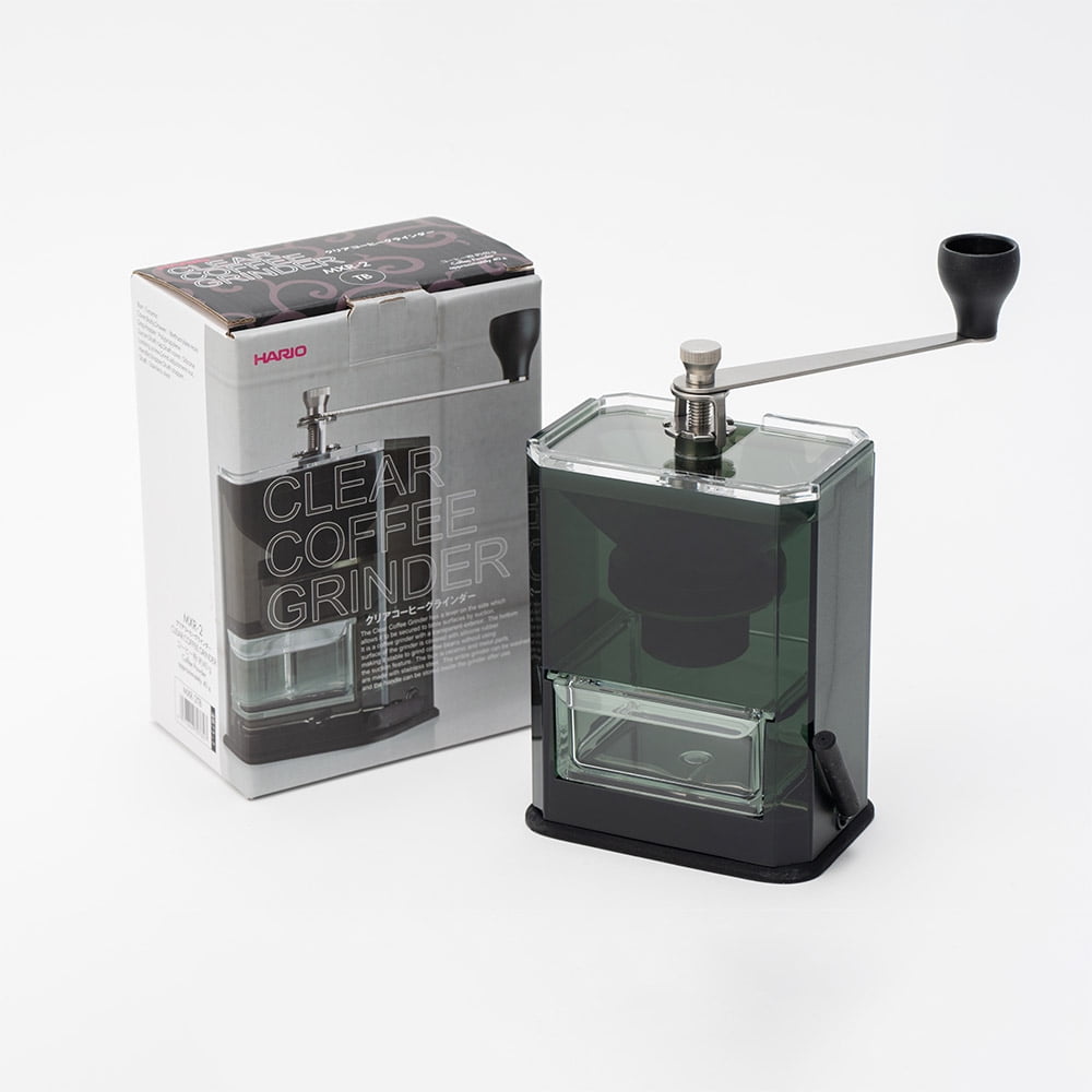 HARIO Hand grind Coffee mill clear Coffee grinder MXR2TB black