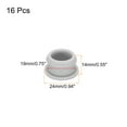 thumbnail image 3 of Uxcell Silicone Hole Plugs Flush Type Panel Round Hole Plugs 19mm Diameter 16pcs Grey for Kitchen Sealing Plugs, 3 of 7