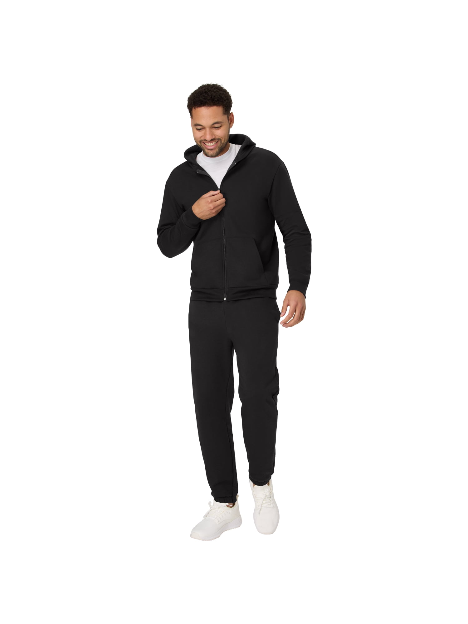 Hanes Men's & Big Men's Essentials Fleece Full-Zip Hoodie Sweatshirt, Sizes S-5XL
