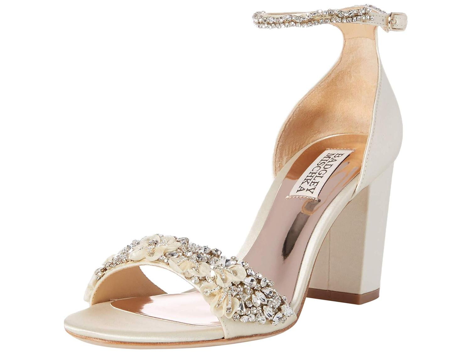 badgley mischka finesse embellished ankle strap sandal
