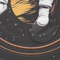 thumbnail image 4 of Yayeee Shower Curtain with Hooks 72"x72" Waterproof Fabric Bathroom Hanging Decor, White Astronaut Planet, 4 of 5