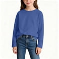 thumbnail image 7 of Edvintorg Boys' Tops, Tees & Shirts Solid Color Cerw Neck Long Sleeve Lightweight Casual Pullover Blouse Boys Clothes Size 2-13, 7 of 7