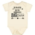 thumbnail image 3 of Inktastic So I'm Little, but I'm Gonna Be a Big Cousin Boys or Girls Baby Bodysuit, 3 of 5