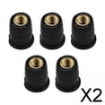 thumbnail image 1 of Colaxi 2x5x Windshield Well Nut Parts Replaces Repair Parts Assembly Fairing Fastener Thread M5 2 Pcs, 1 of 8
