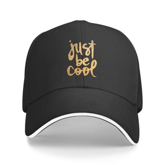 Just Be Cool Baseball Caps for Men Women Fashion Summer Casquette Adjustable Casual Trucker Hats for Outdoor Activities