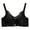 Black, variant on Women's New No Wire Lace Push Up Bra Sexy, Comfortable Sides, Good Support, Low Cut Neckline