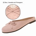 thumbnail image 4 of CHICVOY Womens Slip On Mules Closed Toe Comfortable Slippers for Women Casual Ballet Flats Style Wide Width Womens Flats Easy On Off Shoes for Home Commute Office, 4 of 8