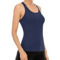thumbnail image 5 of Attraco Women Workout Tank Top Mesh Criss Cross Open Back Athletic Yoga Shirt, 5 of 6