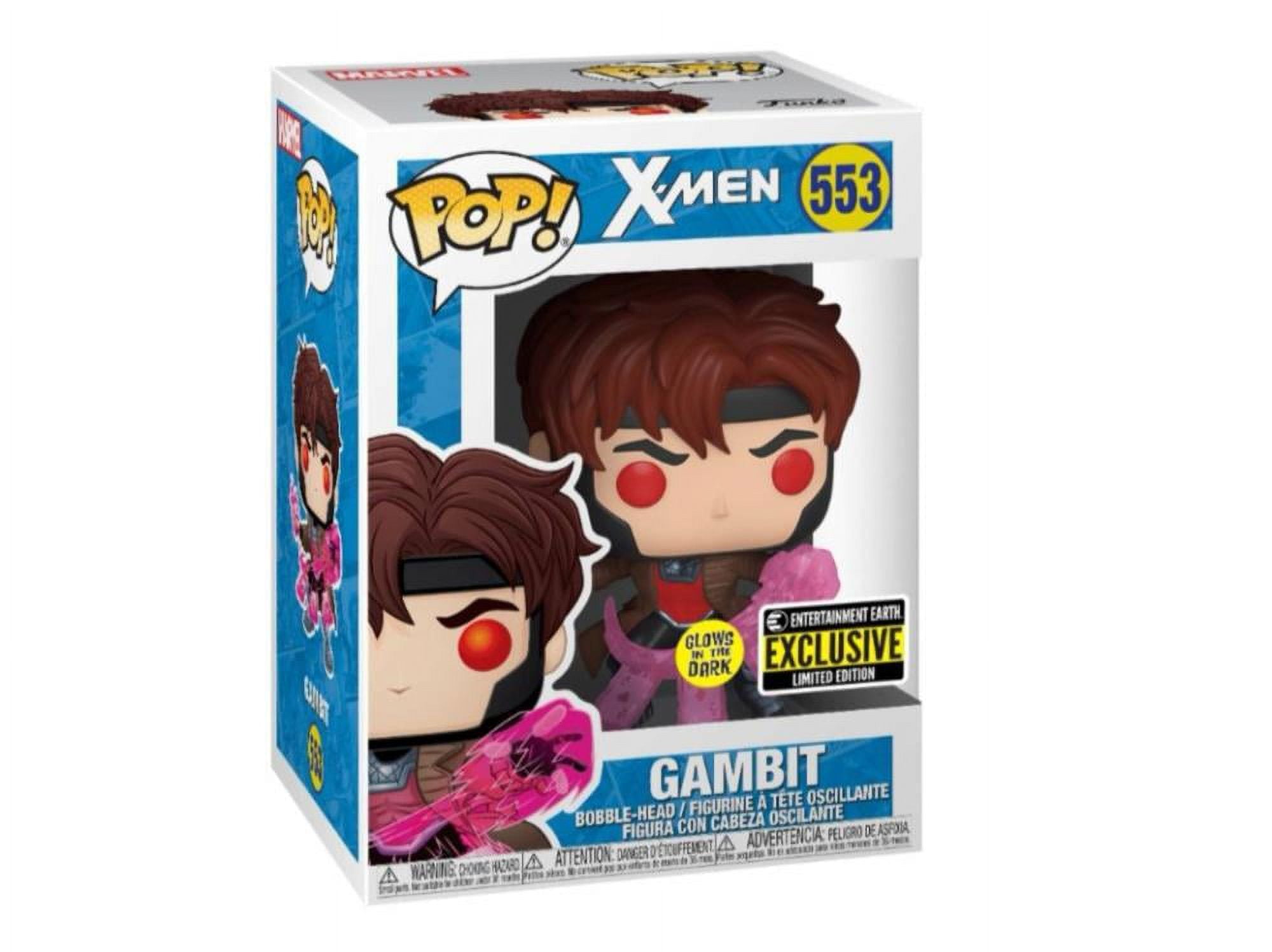  X-Men Gambit Glow-in-the Dark Pop! Vinyl Figure - EE Exclusive  : Toys & Games