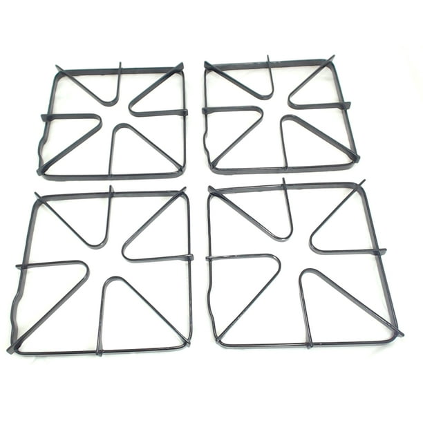 4 Wb31k6 Gas Stove Top Burner Grate 4 Pack Replaces Ge Hotpoint Walmart Com Walmart Com
