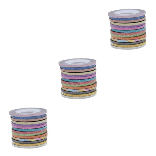 Guardoinrt 14pack/lot Nail Art Striping Tape Line For Stylish And Convenient Nail Good Random Color 3MM 3Set