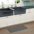 thumbnail image 6 of Home Dynamix Trenton Solace Traditional Diamond Textured Kitchen Mat, Grey, 17"x39", 6 of 6