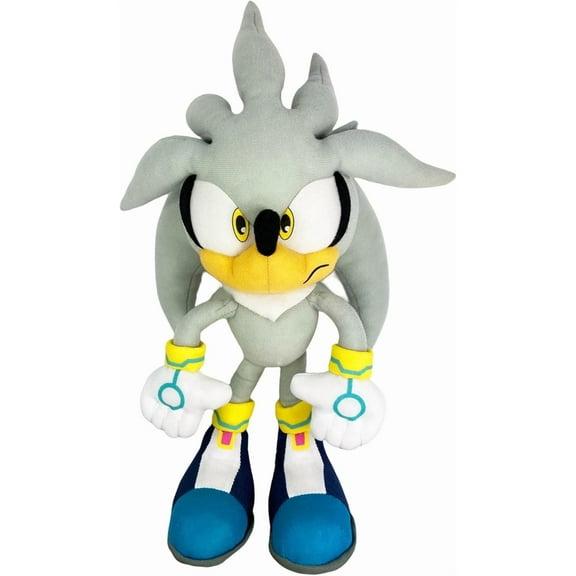 Sonic The Hedgehog 13" Plush Silver Sonic Doll Toy