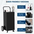 thumbnail image 6 of Accreate 35 Gallon Fuel Caddy,Fuel Storage Tank with Manual Transfer Pump,Black, 6 of 7