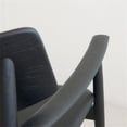 thumbnail image 2 of Pemberly Row Modern Mid-Century Leisure Chair Walnut in Black, 2 of 3