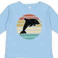 thumbnail image 4 of Inktastic Dolphin Cute Beach and Vacation Boys or Girls Long Sleeve Toddler T-Shirt, 4 of 5