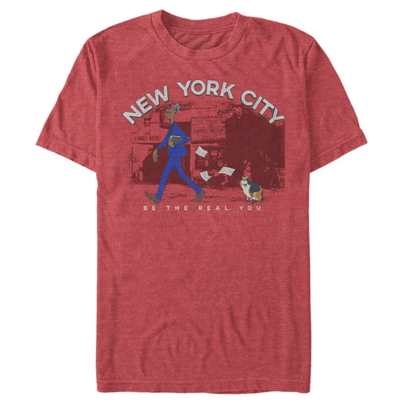 Men's Soul Be Yourself in NYC Graphic Tee Red Heather 3X Large