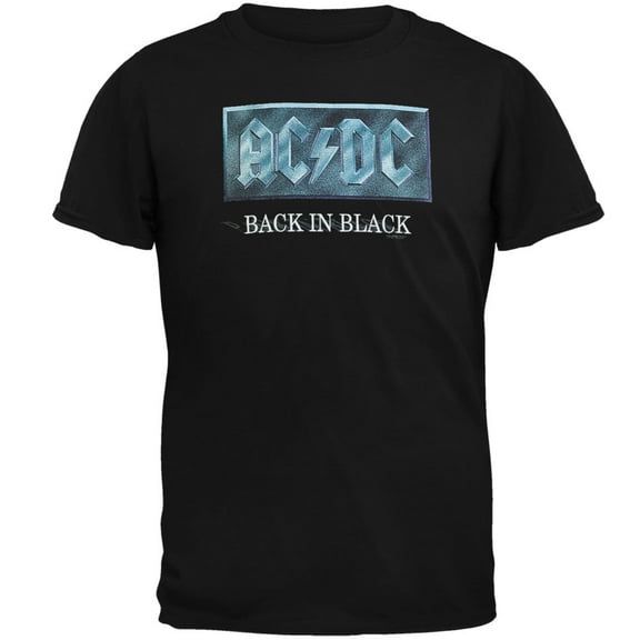 AC/DC Men's Back In Black Short Sleeve T Shirt