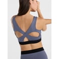 thumbnail image 4 of Avia Women's Flocked Banded Shine Sports Bra, Sizes XS-XXXL, 4 of 5